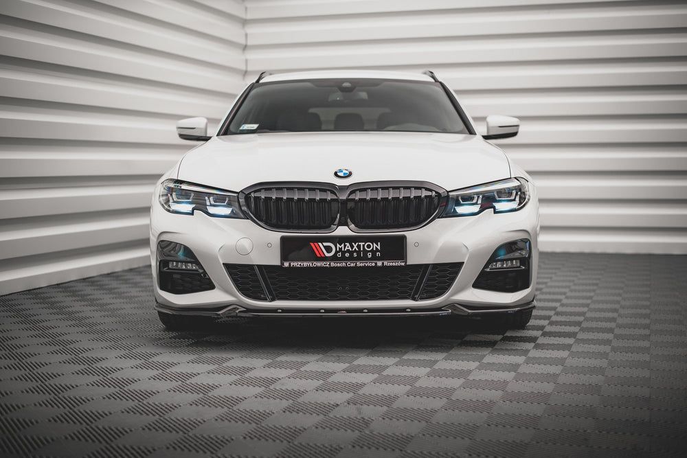 Сплітер переднього бампера V.4 для BMW 3 G20 / G21 M-Pack — 2