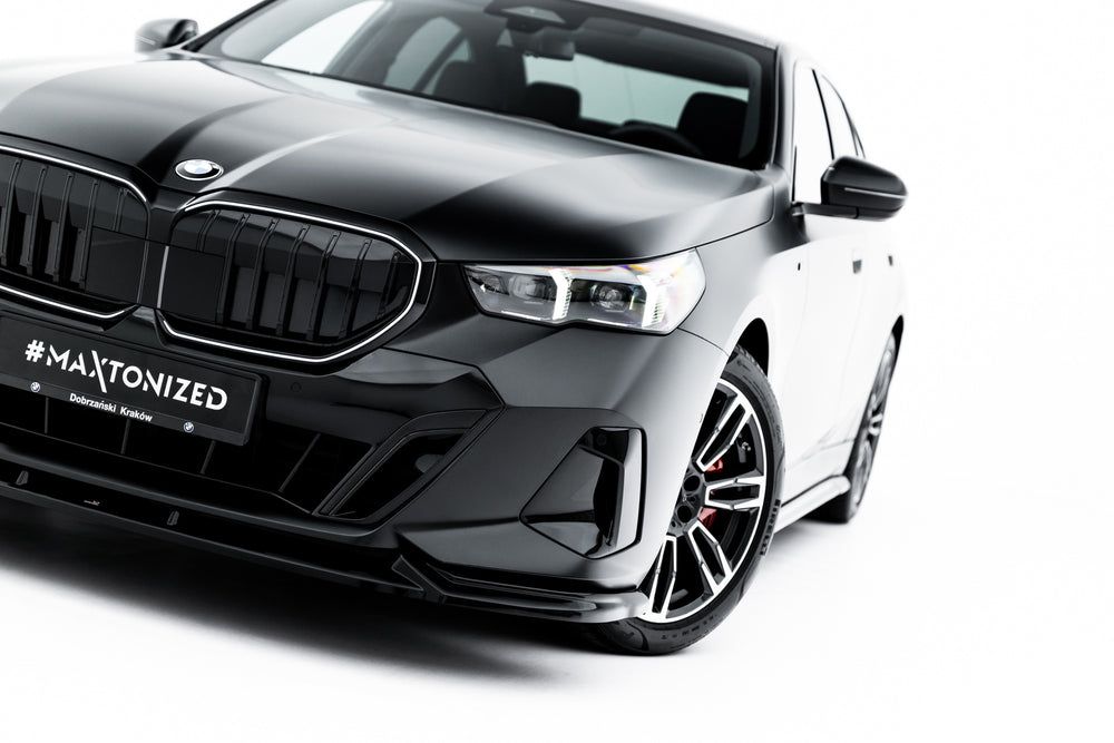 Сплітер переднього бампера V.1 для BMW 5 / i5 M-Pack Sedan / Touring G60 / G61 — 3