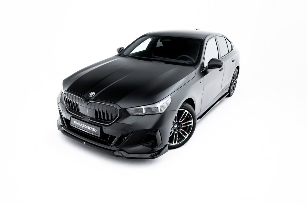 Сплітер переднього бампера V.2 для BMW 5 / i5 M-Pack G60