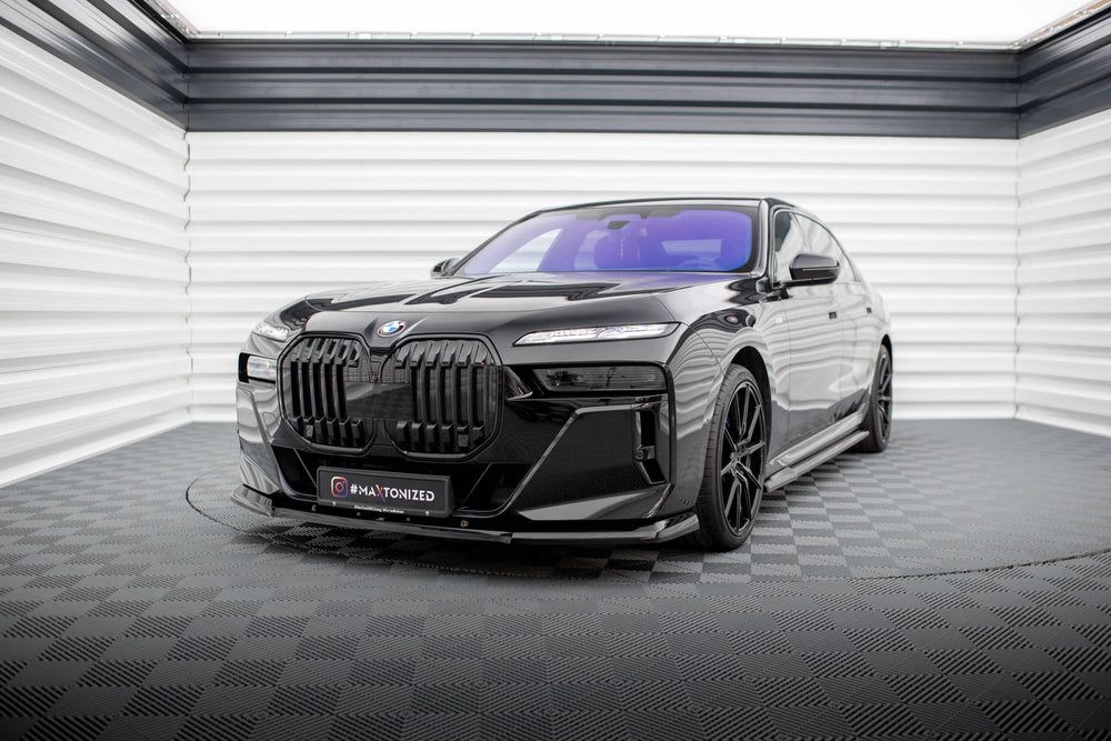 Сплітер переднього бампера V.1 для BMW 7 M-Pack / M760e / i7 M-Pack G70