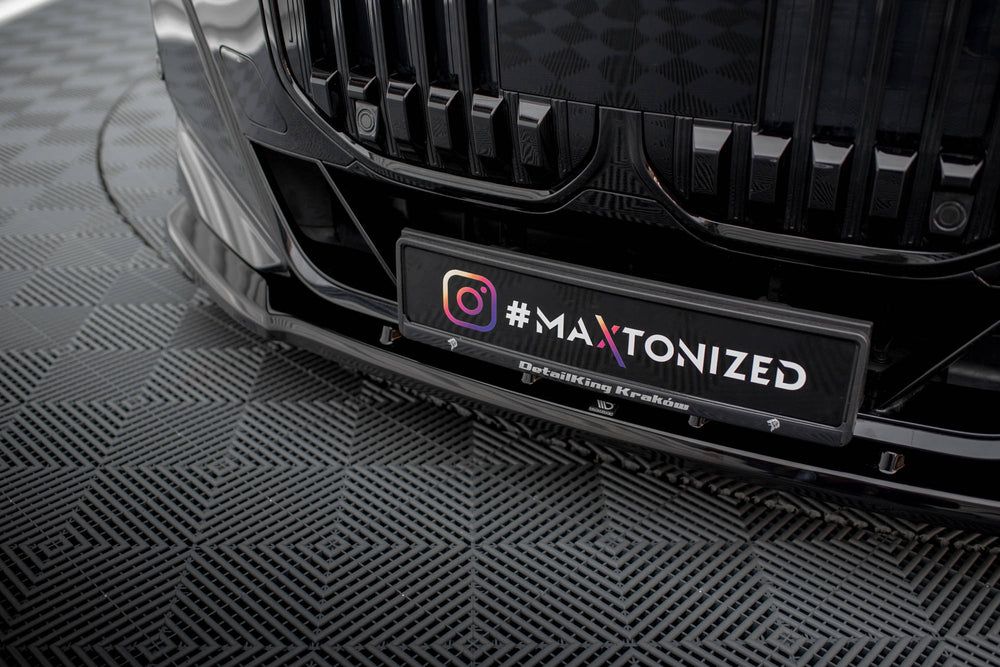 Сплітер переднього бампера V.1 для BMW 7 M-Pack / M760e / i7 M-Pack G70 — 3