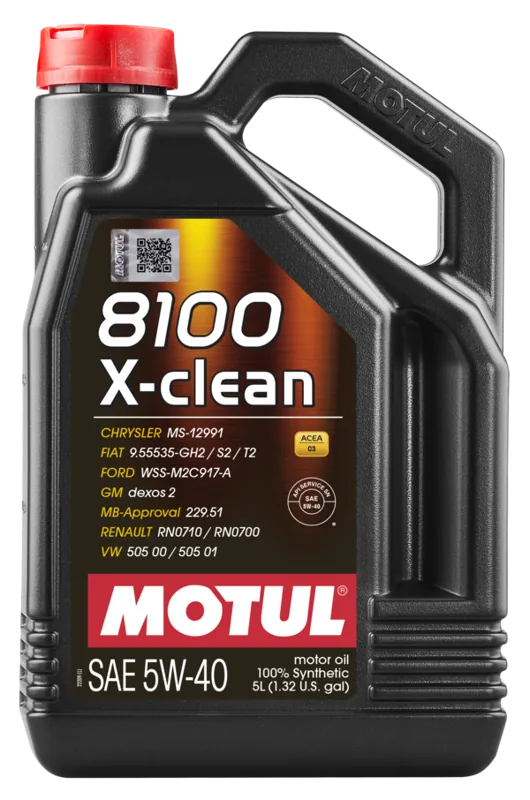 MOTUL 8100 X-CLEAN 5W-40