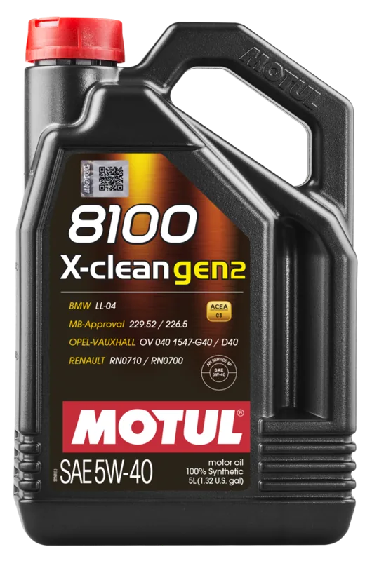 MOTUL 8100 X-CLEAN GEN2 5W-40 — 2