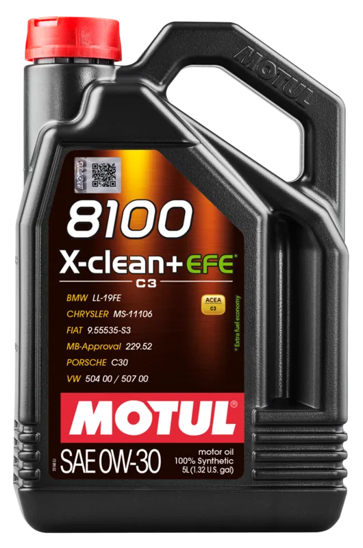 MOTUL 8100 X-CLEAN+ EFE 0W-30 — 2