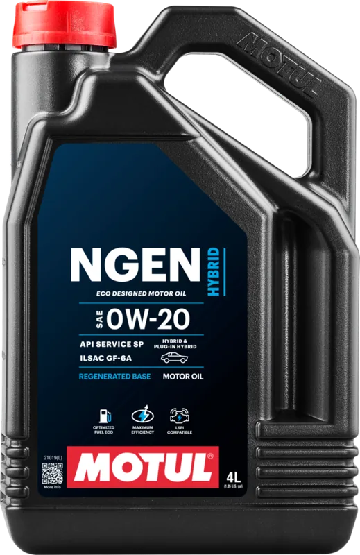 MOTUL NGEN HYBRID 0W-20 — 2